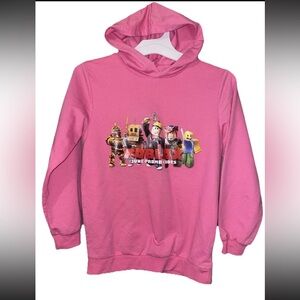 Girls Roblox Pink Hoodie Sz 8-10